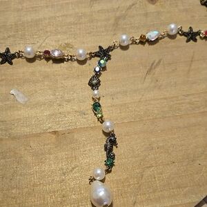 Starfish and Pearl Necklace